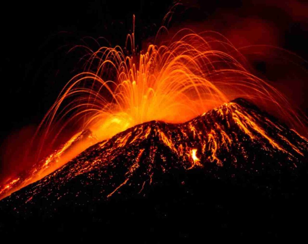 segni vulcanici esplosivi